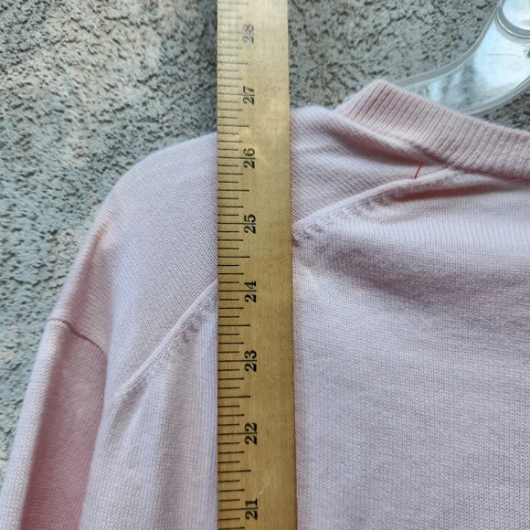 Vintage BROOKS BROTHERS Sweater Men's Medium Pink 100% Sea Cotton Tennis Golf - Picture 8 of 12